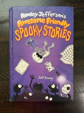 Rowley Jefferson Purple Halloween Party Banner by Jeff Kinney Kids Book